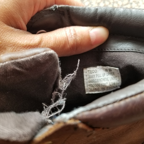 Polo Brown Tedd Leather Boot Shoe - Picture 4 of 8